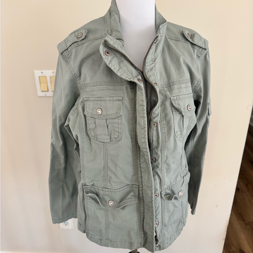 Kenzie Utility Jacket in Sage Green